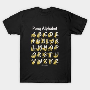 Pony Alphabet Chart T-Shirt